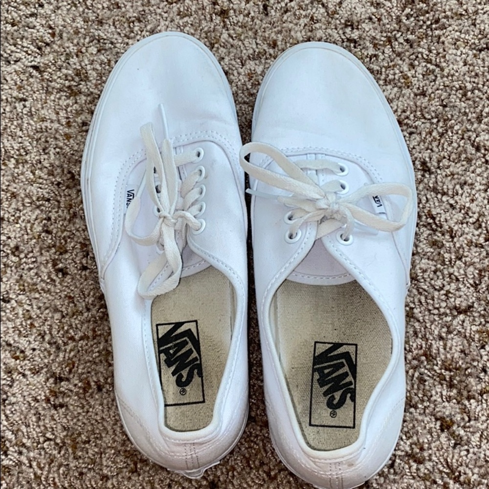 Classic white vans